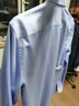 雅戈尔（YOUNGOR）长袖衬衫男DP免烫衬衫纯棉面料抗皱易打理新品 GLDP10171IJA浅蓝色 37 实拍图