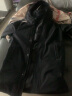 太平鸟男装 冬季黑色时尚长款连帽羽绒服男B1ACA4509 黑色 M 合体 晒单实拍图