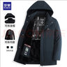 罗蒙棉服男士冬季加厚保暖外套棉衣爸爸装棉袄上衣男装袄子可脱卸毛领 实拍图