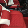 布兰特 布艺汽车坐垫全包四季通用座垫座套卡通刺绣座椅套五座全车套 考拉-慕斯红-豪华版 实拍图