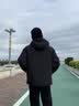李宁棉服男冬季新款加厚保暖连帽棉袄休闲运动户外防风大码冬装外套男 黑色连帽棉服 【冬季保暖】 XL /180 (150-165斤) 实拍图