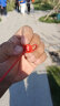 漫步者（EDIFIER）W200BT Free 颈挂式无线运动蓝牙耳机 蓝牙5.3 手机耳机 通话降噪耳机 红色 实拍图