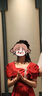 茗瑾萱酒红色小个子结婚敬酒服新娘夏季订婚裙法式高端晚礼服平时可穿女 酒红色中长款 S 实拍图