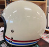 BELL经典复古3/4头盔Custom500四季碳纤维摩托车机车头盔骑行通风透气 custom500-红蓝条纹 XL码(适合57-58cm头围) 实拍图