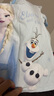 迪士尼Disney冰雪奇缘儿童家居服套装春秋薄款女童睡衣爱莎女孩纯棉宝宝居家服 蓝色 110  实拍图