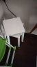 家逸 实木凳子家用餐凳客厅餐椅创意可叠方凳 白色板凳 RF-HD310 实拍图
