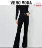 VEROMODA牛仔裤女2023新款黑色高腰喇叭裤子通勤百搭显瘦 黑牛仔色-J1G-追单 165/68A/M/R 晒单实拍图