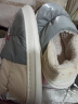 惜牌（xipai）踩屎感男士棉拖鞋男冬季室内家居保暖包跟厚底家用防滑防水棉鞋女 灰色（包跟） 40-41 实拍图