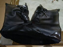 骑安高筒防水加厚耐磨男女摩托成人骑行防滑雨靴套户外便携式防雨鞋套 茶色 XL 38-39 实拍图