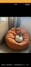 LUCKYSAC懒人沙发EPP豆袋 单人布艺客厅卧室阳台小沙发 舒适款柿子橙 实拍图