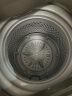 日普（RIPU）全自动波轮洗衣机 家用小型宿舍租房智能洗脱一体 带风干 蓝光洁衣功能 【8.0公斤玻璃面板款-咖啡金】 实拍图