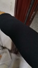 AOLIKES 加长篮球保暖护臂运动薄款护肘男女透气套袖吸汗护手臂防晒冰袖 黑色 单只 均码（适合手肘围23-40厘米） 实拍图
