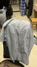 海澜之家（HLA）长袖衬衫男牛津纺翻领轻商务纯棉衬衣男春秋 浅绿21 4XL 185/112A 推荐98-104kg 实拍图