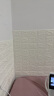 墨斗鱼 砖纹墙贴保暖墙纸自粘3d立体防水防潮贴纸卧室装修装饰贴10张装 晒单实拍图