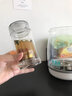水宜生 玻璃杯双层女士泡茶杯高颜值商务迷你随手杯碱性水杯防烫礼盒装 G605臻萃【纯钛】礼盒装260ml 实拍图