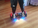 凤凰（Phoenix）【上市品牌】智能平衡车儿童学生双轮思维车成人两轮发光平行车 10英寸红蓝火焰款 实拍图