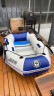 速澜（Solar Marine） 皮划艇加厚橡皮艇折叠便携钓鱼船景区充气船硬艇多人耐磨气垫船 2.0米2-3人条板底 实拍图
