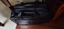 新秀丽（Samsonite）公文包男商务手提包皮质 15.6英寸电脑包单肩斜挎出差大容量43118 Black 黑色通勤商务休闲多用包 大包 可容纳电脑 15.6英寸 实拍图