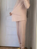 Mom Jane孕妇睡衣月子服秋冬款哺乳睡衣产妇棉吸汗怀孕期家居服产后月子服 暗粉色 (孕期+产后) 260g纯棉  秋冬略厚款 L【建议110-130斤】 实拍图