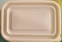 美丽雅一次性饭盒可降解方形750ml*20个带盖食品级厚实打包野餐盒碗微波 实拍图