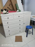 皇翔（HUANGXIANG） 五斗柜实木储物柜卧室简约现代五斗橱收纳柜子客厅柜 六斗加门（长130cm*高103cm） 实拍图