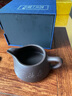 眷砂堂 宜兴原矿紫砂公道杯名家全手工茶海功夫茶具配件分茶器杯黑泥 雅竹款 实拍图