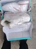 品牌断码女鞋冬季加绒运动鞋女大码棉鞋加厚防滑雪地靴皮面防水休闲小白鞋秋冬款青少年学生百搭潮鞋ins潮厚底老爹鞋 E59白粉【加绒】 40 实拍图