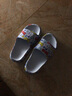 巴布豆儿童拖鞋男女童婴幼儿宝宝凉拖中大童居家室内浴室洗澡防滑一字拖 浅兰211 27 内长16.5cm 适合脚长15.5-16cm 实拍图