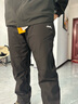 JEEP吉普休闲裤男秋冬季直筒裤子男士宽松潮流工装裤男裤 黑色加绒2XL 实拍图