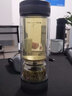 茶之恋茶水分离杯双层玻璃茶杯便携家用办公商务送礼杯红茶杯送老师礼物 枪灰色 实拍图