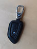 静客轩适用25款宝马3系325li钥匙套22款5系525LI真牛皮X3X4X5钥匙包扣 黑色+金属扣 B款刀锋4键 实拍图
