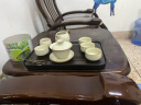 忆壶茶（YI HU TEA）茶盘托盘家用现代简约小型沥水储水实木功夫茶具托盘竹茶托 鸿安茶盘 实拍图