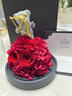 西罗斯（SEEROSE）永生花丘比特熊保鲜玫瑰花束高级春节情人节生日礼物送女朋友老婆 丘比特熊-嫣红 福州仓发货-支持代写贺卡 实拍图