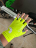 CAVALRY自行车手套破风半指山地公路车手套男女运动健身骑行装备 荧光黄M 实拍图