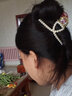 清晨的星星2025新款抓夹大号金属发夹女鲨鱼夹高级感后脑勺发卡头发夹子头饰 交叉3件套 实拍图