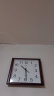 北极星（POLARIS） 挂钟16英寸客厅万年历钟表简约创意时钟时尚日历石英钟现代办公室挂表6805木纹普通款 实拍图