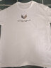 雾卡 【纯棉2件装】短袖t恤男潮流宽松大码夏天新款休闲纯色半袖T恤 鹿角白色+大R红色 3XL 建议165-180斤 实拍图