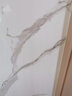 菲翔壁纸墙纸自粘大理石贴纸墙面防水防潮防霉加厚自贴宿舍翻新高级感 云雾白(铝箔底才是真防潮) 60cm宽X5米长 实拍图
