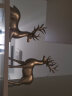 橡树庄园欧式创意麋鹿金色鹿摆件家居客厅电视柜摆设轻奢新婚礼物工艺品 108537金色鹿一对 实拍图