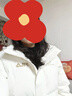 FILA斐乐官方女士长款羽绒服冬季休闲简约连帽加厚大衣女装外套 云菇白-WT M 165/84A 实拍图