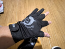 臻佑（Grsaed）钓鱼手套夏季透气速干防晒防滑路亚耐磨户外骑行手套露三指 D10黑 实拍图