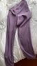雅鹿女士德绒保暖裤大码高腰加肥加大修身中老年秋裤 紫色 3XL（135-155斤） 晒单实拍图