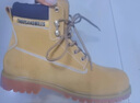 马登工装大黄靴男秋季新款休闲中帮男士马丁靴户外登山靴英伦风靴子 砂黄 44 (270mm) 男码 实拍图