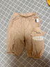 童泰夏季11月-4岁婴儿男女宝宝休闲七分裤T32X802N 卡其 80cm 晒单实拍图