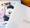 无印良品（MUJI）PVC封面月周记笔记本/2024年12月开始 2025手账本计划本记事本日程本本 88张/灰白色/B6 实拍图