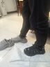 竞派高帮拳击鞋男女儿童散打搏击格斗训练鞋摔跤鞋健身武术鞋 黑色 40 实拍图
