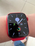 Apple Watch Series 8 智能手表GPS款45毫米红色铝金属表壳红色运动型表带MNP43CH/A 实拍图
