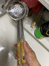 楚歌质优品不锈钢锅铲煎铲汤勺漏勺饭勺烹调工具家用厨具厨房用品炒菜铲炒勺 加厚2件套【锅铲+漏勺】 实拍图