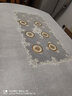 布蓝格 日本进口桌布防水免洗台布PVC餐桌布欧式长方形家用茶几布餐桌垫 3402-深咖色 长方形：132*177cm 实拍图