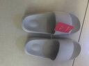 惠夫人拖鞋男室内夏季防滑软底洗澡家用情侣平跟女士家居家浴室凉拖鞋 【简约/轻】浅灰 44-45 （适合43-44码穿） 实拍图